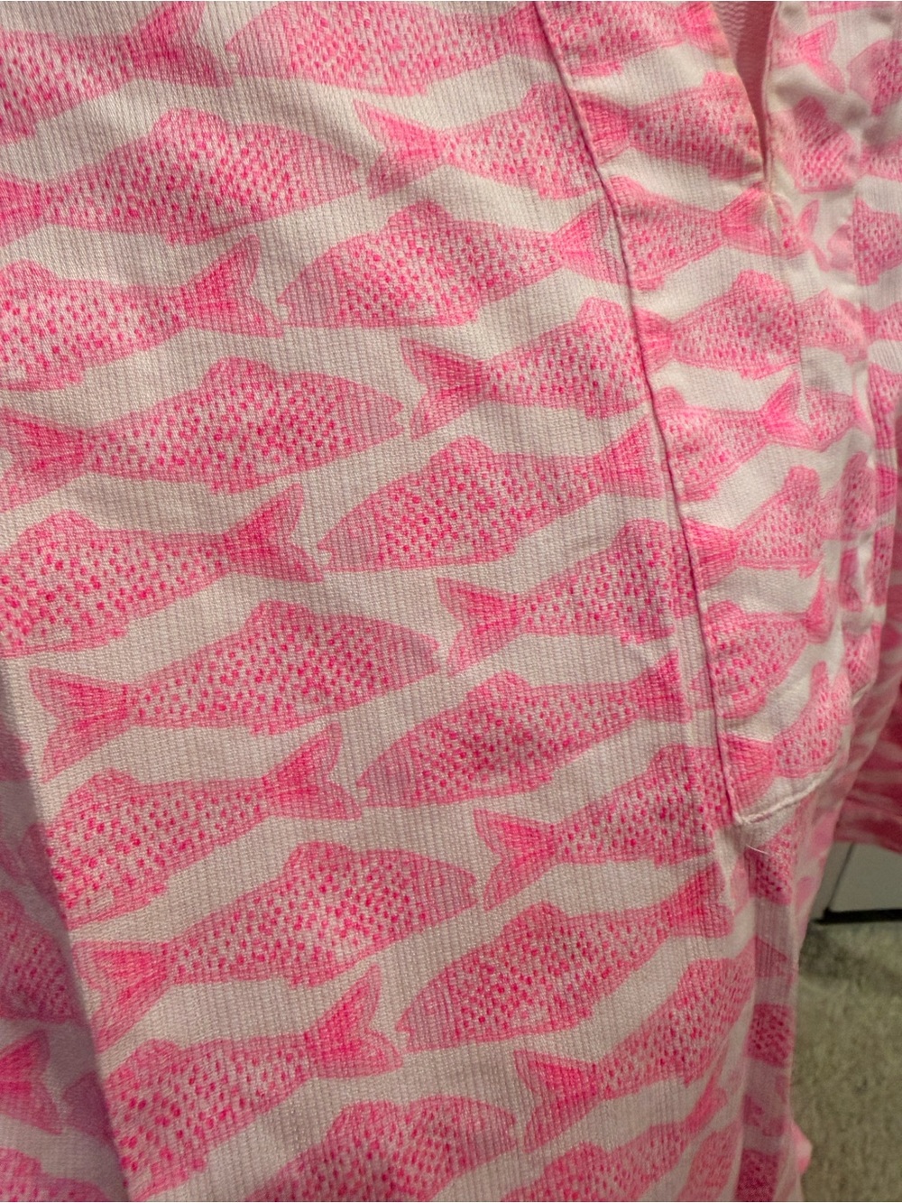 Vineyard Vines Girls Pink Fish Dress sz M - Picture 3 of 3